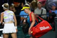 Elina Svitolina pictured at the 2022 BNP Paribas Open - Day 5.